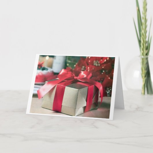 TIJD OM U TE WENSEN **MERRY CHRISTMAS** EN NIEUW J KAART (Voorkant)