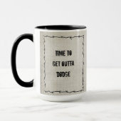 Tijd om uit te stappen mok (Links)