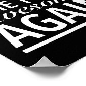 Tijd om weer grappig te zijn Maandag citeert wit. Poster (Hoek)