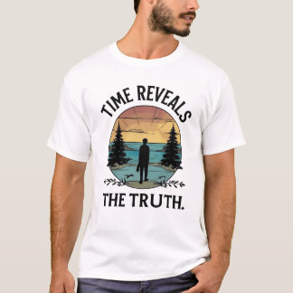 Tijd Onthult De Waarheid - Natuur Reflectie Ontwer T-shirt