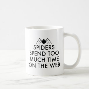 Tijd op het web koffiemok