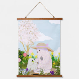 tijd samen hangend wandkleed