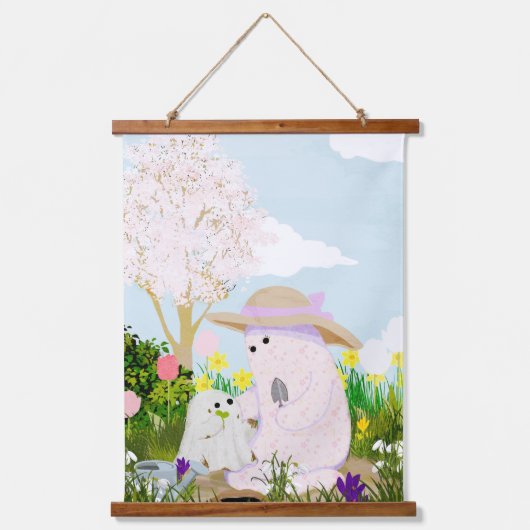 tijd samen hangend wandkleed (Voorkant)