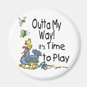 Tijd te spelen magneet