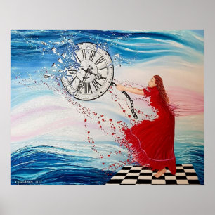 Tijd tegenhouden   Archief zware papierkwaliteit Poster