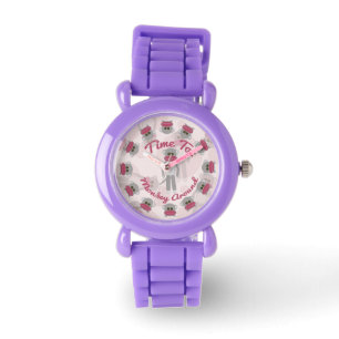 Tijd tot aap rond horloge