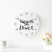 Tijd tot danser Silhouettes Wall klok (Huis)