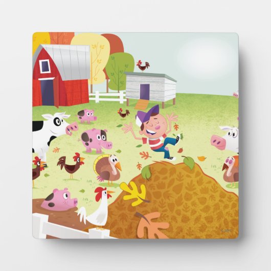 Tijd tot graaf - Farmyard Fotoplaat (Voorkant)