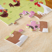 Tijd tot graaf - Farmyard Legpuzzel (Zijkant)