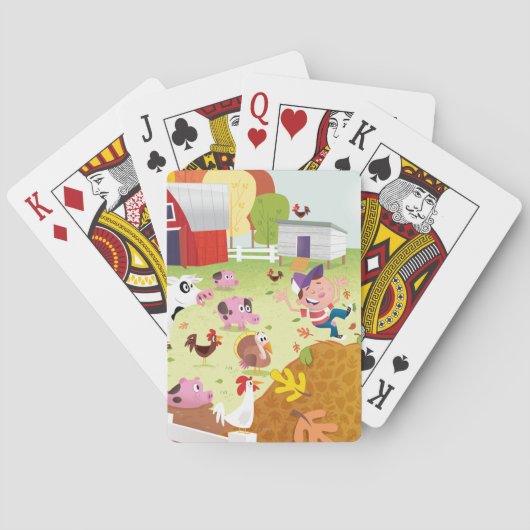 Tijd tot graaf - Farmyard Pokerkaarten (Achterkant)