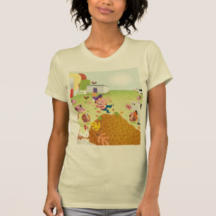 Tijd tot graaf - Farmyard T-shirt