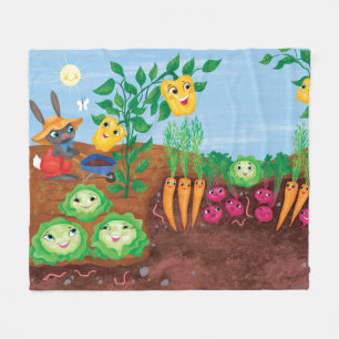 Tijd tot graaf-tuin fleece deken