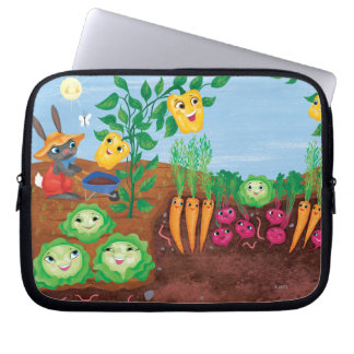 Tijd tot graaf-tuin laptop sleeve