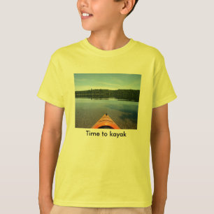Tijd tot kajak - kinder T shirt