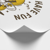 Tijd tot schaats cadeaupapier (Hoek)