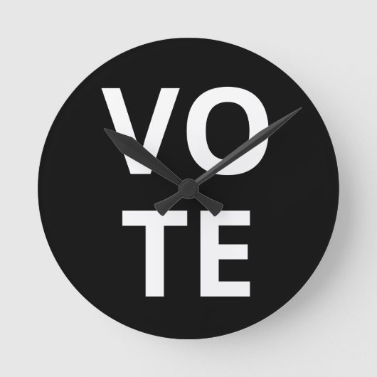 Tijd tot VoTE Ronde Klok (Voorkant)