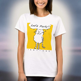 Tijd van Cat Lover Party T-shirt