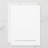 Tijd van Cute Bachelorette Party Kaart (Achterkant)