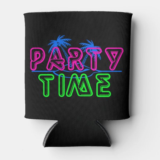 Tijd van feestdag blikjeskoeler (Voorkant)