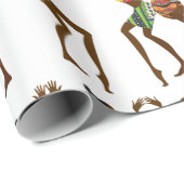 Tijd van feestdag cadeaupapier (Rol Hoek)