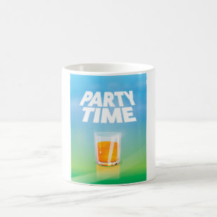 Tijd van feestdag koffiemok