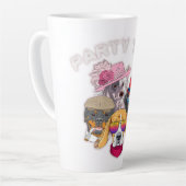 Tijd van feestdag latte mok (Linkerhoek)