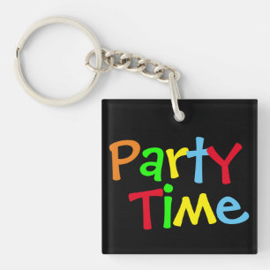 Tijd van feestdag sleutelhanger