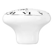 Tijd van Parijs Keramische Knop (Zijkant)