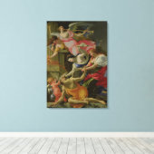 Tijd vanquêt by Love, Venus and Hope Canvas Afdruk (Insitu (Houten vloer))