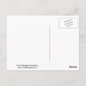 Tijd verandert alles briefkaart (Achterkant)