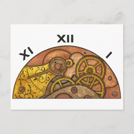 Tijd verandert alles briefkaart (Voorkant)