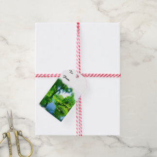 Tijd Verwijderd Van de Stad Cadeaulabel