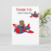 Tijd vliegen Dank je wel (Staand voorkant)