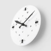 Tijd vliegt! Funny Clock Ronde Klok (Hoek)