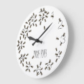 Tijd vliegt Funny Fly Bug Pest Clock Grote Klok (Hoek)