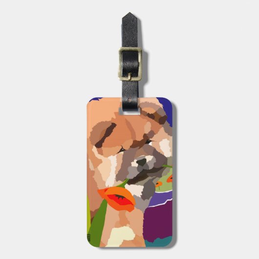 TIJD VOOR bagagelabel SPRINGChow (Voorkant verticaal)