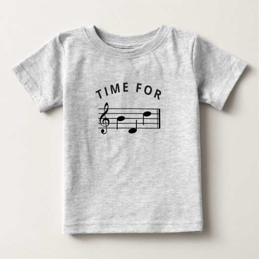 Tijd voor Bed Music Note Funny Musician Treble Cle (Voorkant)