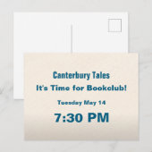 Tijd voor Bookclub Briefkaart (Voorkant / Achterkant)