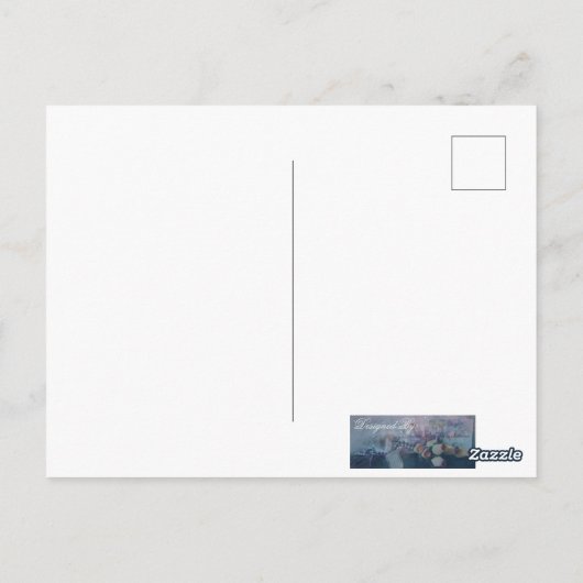 Tijd voor briefkaart voor koffie (Achterkant)