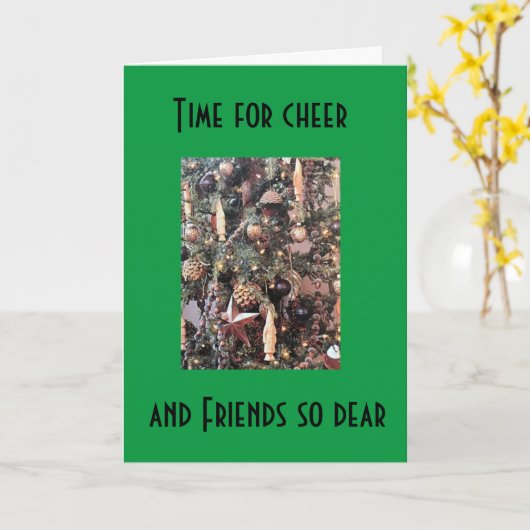 **TIJD VOOR CHEER EN VRIENDEN ZO VERTRAAGD** CHRIS KAART (Gele Bloem)