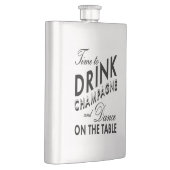 Tijd voor de Drink van Champagne Classic Flask Flacon (Rechts)