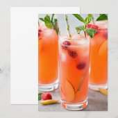 TIJD VOOR DE INVITATIE "VOLWASSENPARTIJ" KAART (Voorkant / Achterkant)