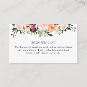 Tijd voor de Tea Enclosure Card Informatiekaartje