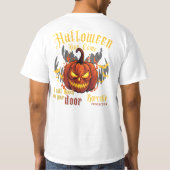 Tijd voor echte Halloween angst T-shirt (Achterkant)
