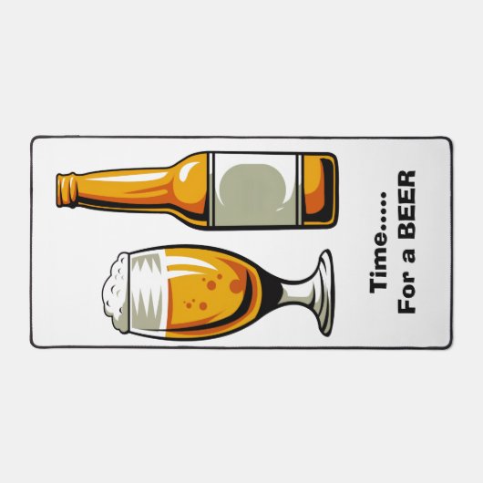 Tijd voor een Beer Deskmat Bureaumat (Voorkant)