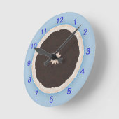 Tijd voor een Chocolate Pie Wall klok (Hoek)