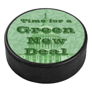 Tijd voor een Groene Nieuwe Overeenkomst Hockey Puck