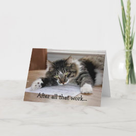 Tijd voor een Nap Afstuderen Kaart