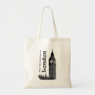 Tijd voor een reis naar Londen - Canvas tas