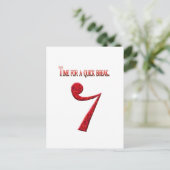 "Tijd voor een snelle pauze" Briefkaart (Staand voorkant)